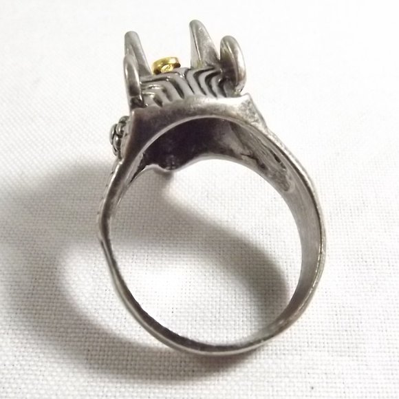 Anubis Stainless Steel Ring Vintage Egyptian Anubis Death God Egypt Mythology - Picture 5 of 10